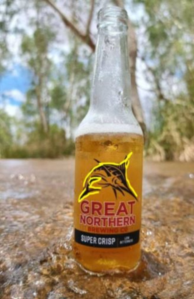 A sharp-eyed mum went viral after revealing a hidden image in the logo of an iconic Queensland beer brand.