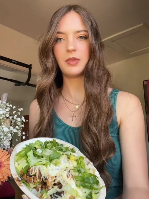 A woman believes that ordering with a man's name gets you larger portions. Picture: TikTok/EmilyJoyLemus