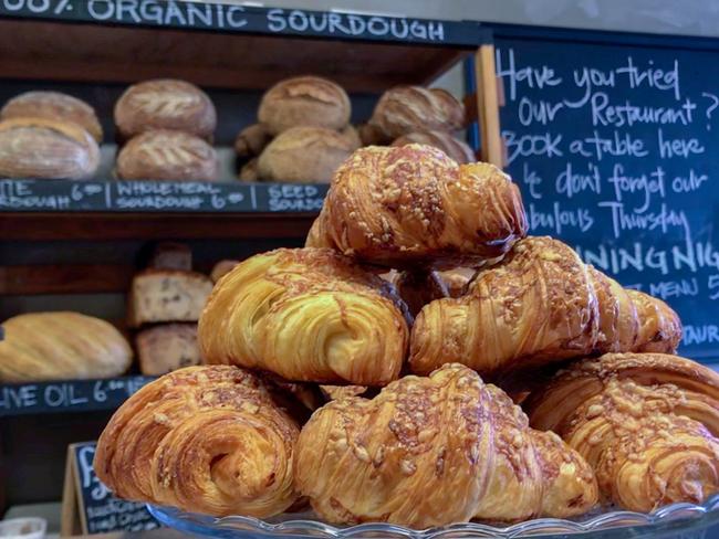 Some croissants and fresh bread for sale at Racine Bakery. Picture: Jenifer Jagielski