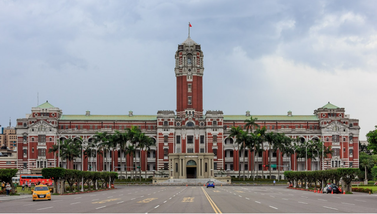 The Presidential Office Building in Taiwan.