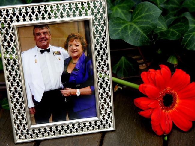 Family photo of Major Anthony Alan Thwaites and wife Jo-Ann Thwaites / Supplied