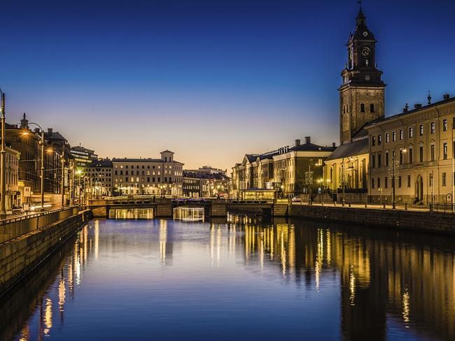 The city of Gothenburg, Sweden.