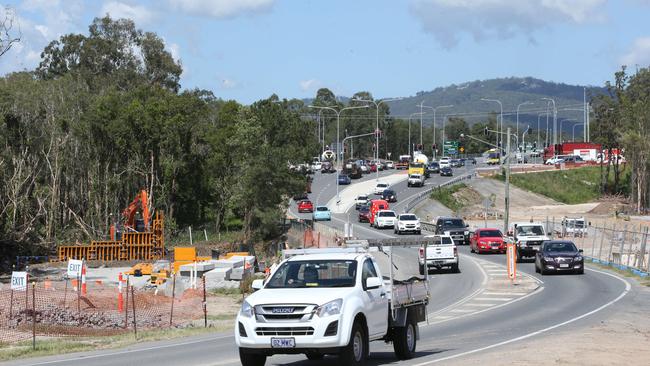 Roadworks on Foxwell Rd. Photo: Glenn Hampson