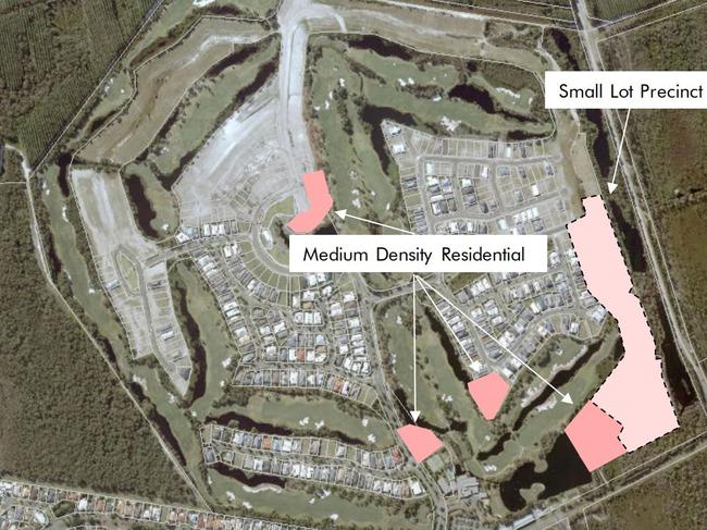 Plans for infill development in the Pacific Harbour estate Bribie Island.