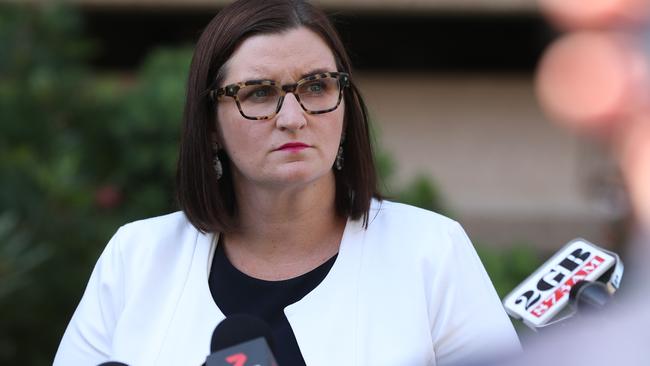 Education Minister Sarah Mitchell said the government has a road map to fight bullying at school. Picture: John Grainger