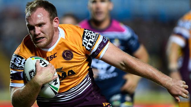 Broncos prop Matthew Lodge is still learning on the job. Picture: Getty Images