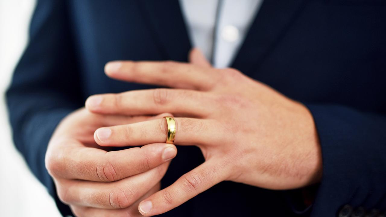 A man with a wedding ring symbolises someone who isn’t afraid to say “let’s give relationships a go” – he’s literally walked down the aisle to prove it. Picture: iStock