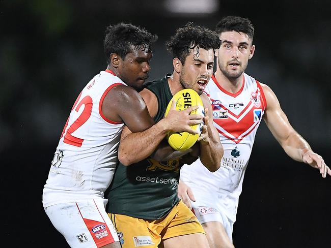 St Mary's will take on Waratah in the qualifying final. Picture: Felicity Elliott / AFLNT Media