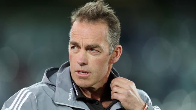 AFL - Saturday, 22nd August, 2020 - Port Adelaide v Hawthorn - Indigenous Round at the Adelaide Oval. Hawthorn coach Alastair Clarkson Picture: Sarah Reed