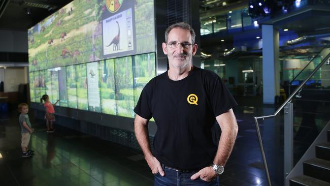 Steve Baxter at QUT’s Garden Point campus. Picture: Ric Frearson