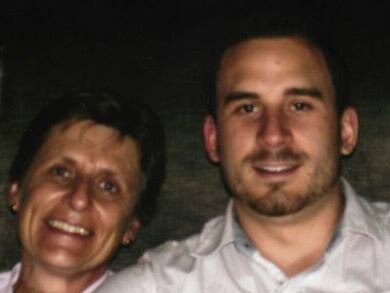 Chris Noble (right) died in the explosion despite efforts to find him.