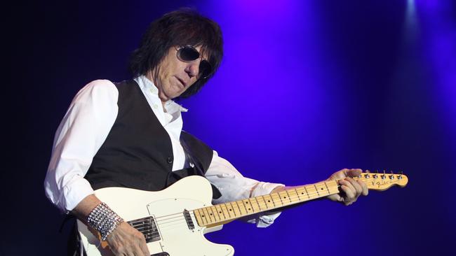 Jeff Beck had a prolific solo career after the Yardbirds. Picture: Mike Batterham