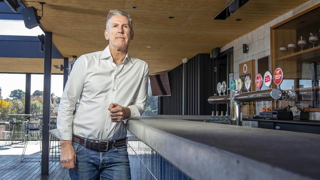 Simon Lennox, owner of South Yarra venue The Osborne, is preparing to re-open with staff. Picture: Tim Carrafa