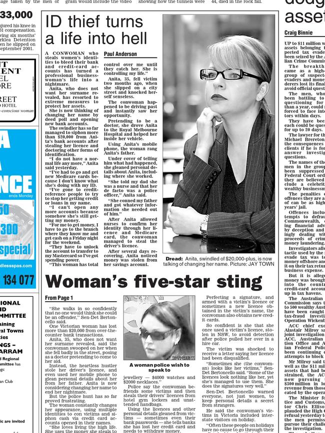 A Herald-Sun report featuring Anita Mulligan appeals to the public for help to find Jody Harris.