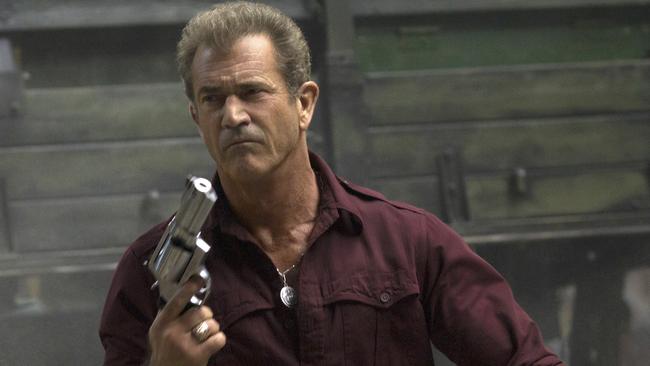 Mel Gibson in a scene from The Expendables 3.