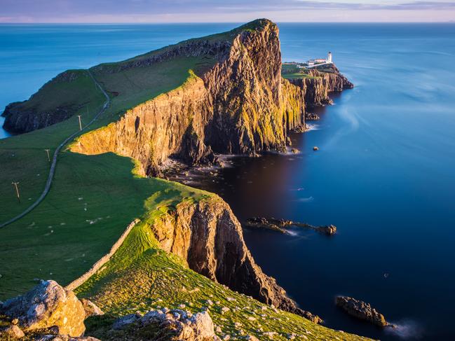 ESCAPE: Sunset at Neist point lighthouse, Scotland, United Kingdom. Picture: Istock