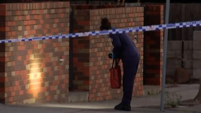 A woman’s body was found inside a home on Ormond Rd in Ascot Vale just after 4pm on Friday. Picture: 9News