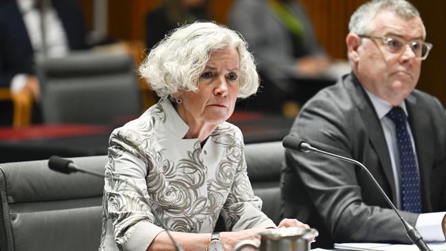 Secretary of the Department of Home Affairs, Stephanie Foster on February 24. Picture: Martin Ollman