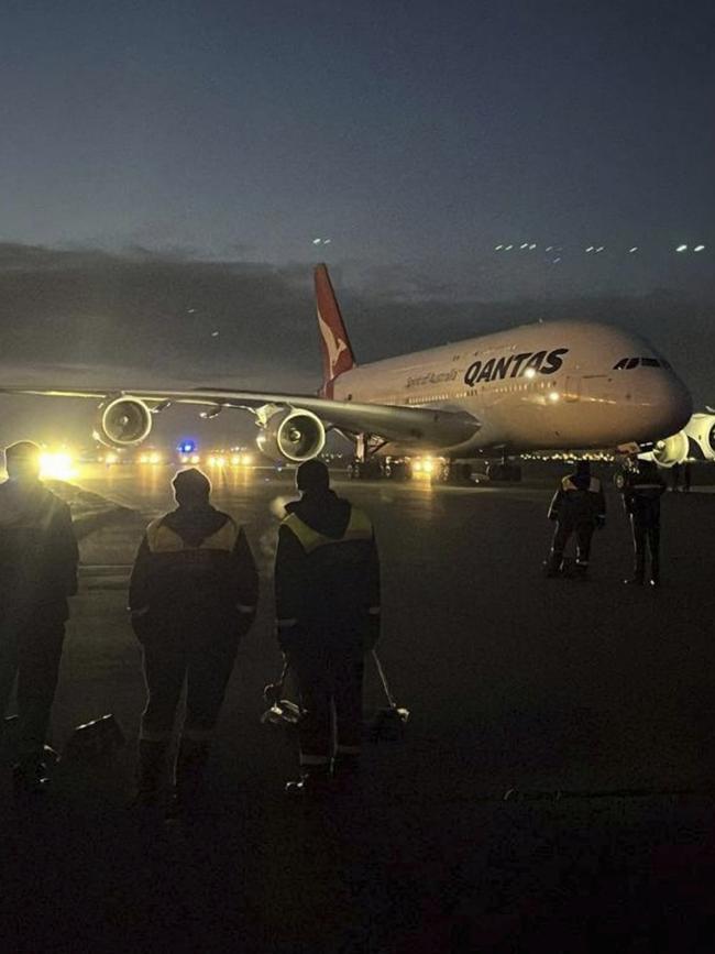 There were 356 passengers on board the Qantas flight. Picture: Supplied