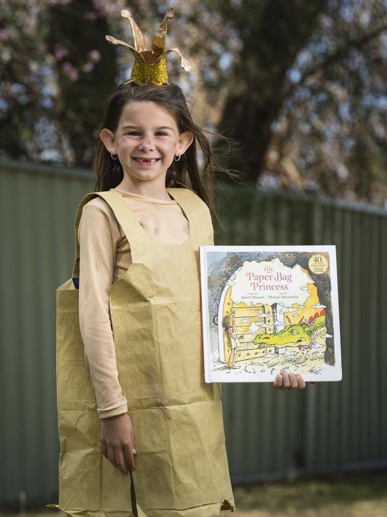 Clifton State School student Willow Chalmers. Picture: Kevin Farmer