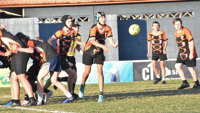 Rockhampton District Secondary Schools Rugby League grand finals, Year 8C, Chanel College, Gladstone, versus Glenmore State High, Browne Park, September 7, 2022.