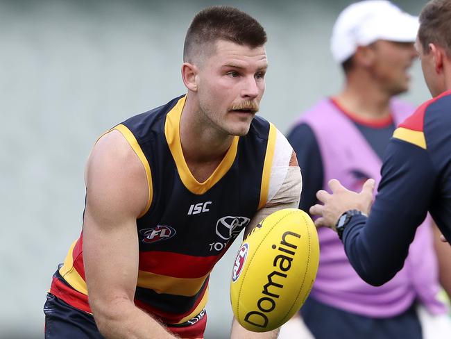 AFL - Adelaide Crows v Sydney Swans at the Adelaide Oval. Bryce Gibbs  Picture SARAH REED