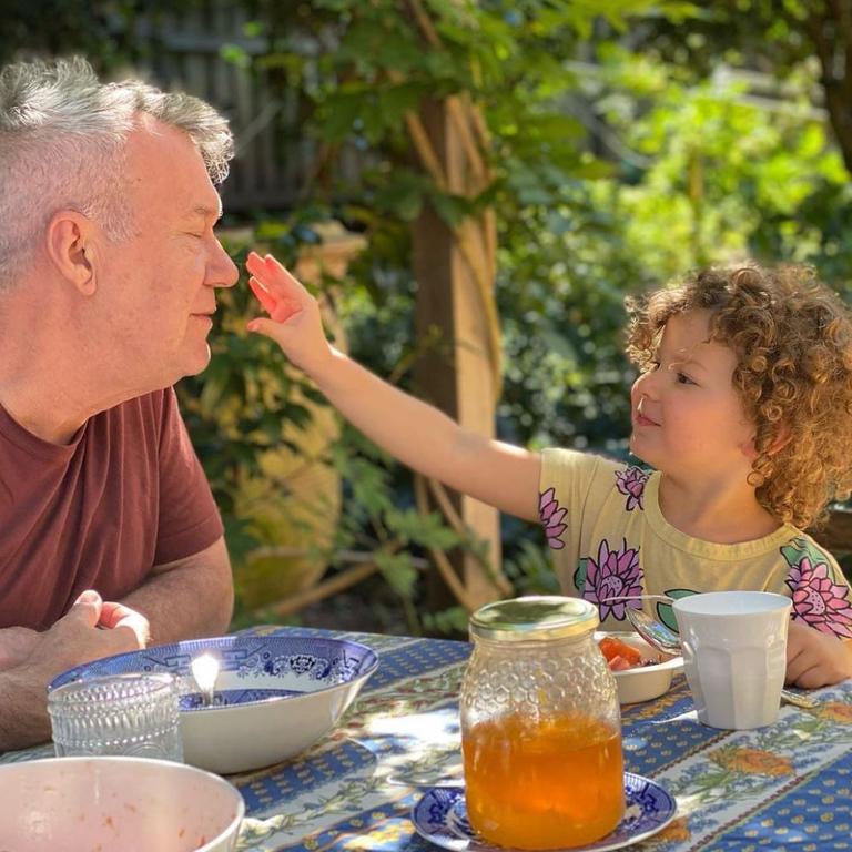 “Rosie loves her Da”, Jimmy and his new book’s muse. Picture: Instagram