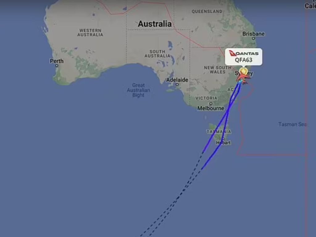 Two flights were turned around, stranding passengers on Christmas. Picture: X/@FlightRadar/