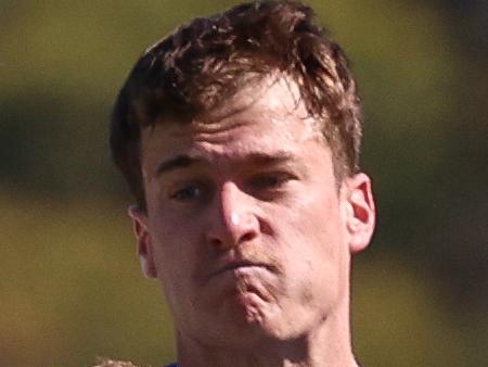 MELBOURNE, AUSTRALIA - FEBRUARY 10 2024 George Ott of Avondale during the NPL Victoria game between Avondale v Dandenong City at Reggio Calabria Club.Picture: Brendan Beckett