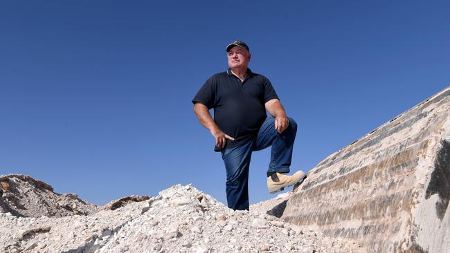 John Dunstan has been mining in Coober Pedy for 51 years. Picture: Tricia Watkinson