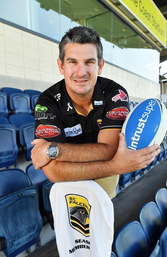 Sunshine Coast Falcons CEO Chris Flannery said both Mountain Creek and Caloundra state high schools played a vital role in the development of the region’s players. Picture: Patrick Woods