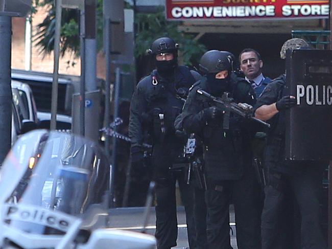 Police prepared throughout the afternoon for the possiblity of storming the building.