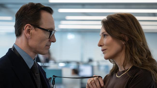 Michael Fassbender as George Woodhouse and Cate Blanchett as Kathryn St. Jean in Steven Soderbergh's Black Bag. Picture: Claudette Barius/Focus Features