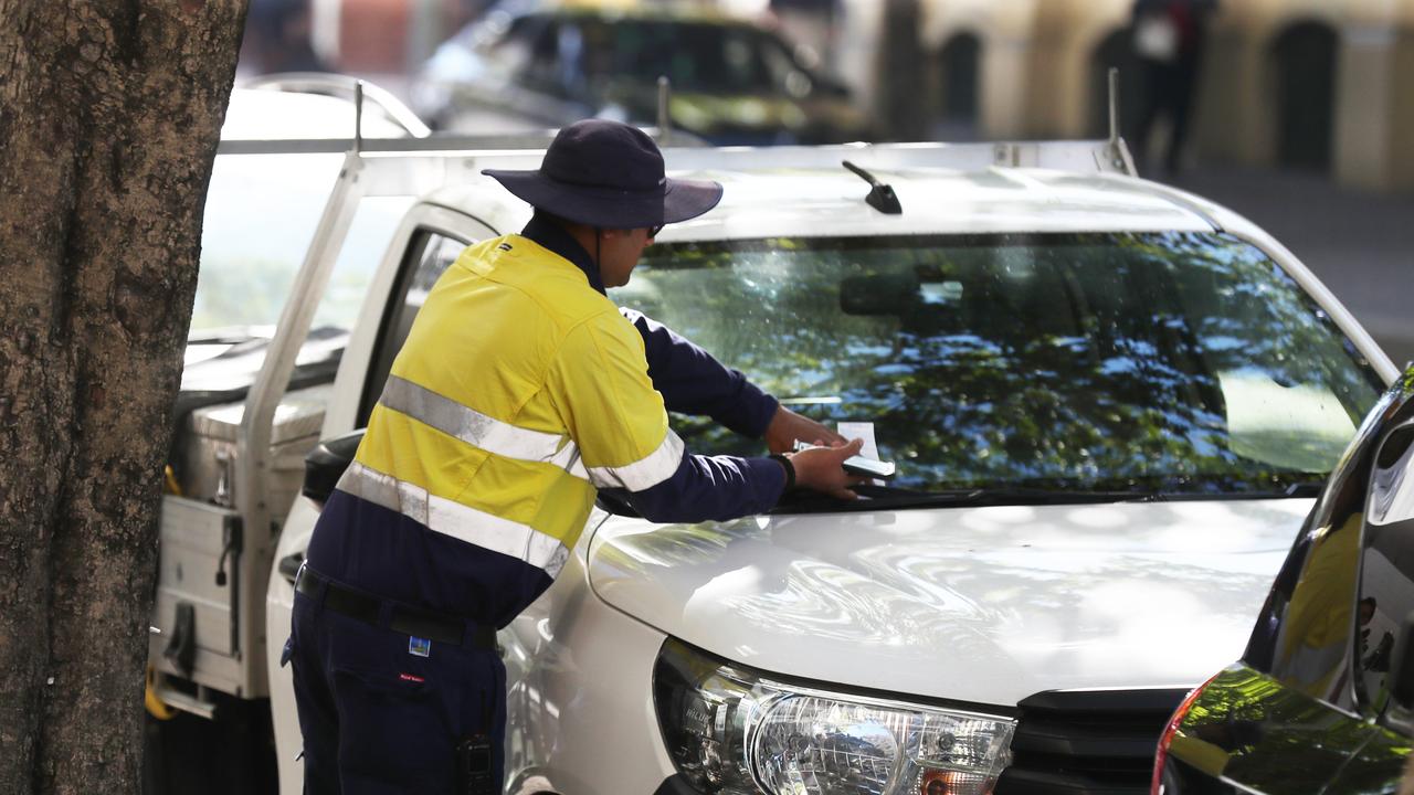 Parking inspectors slugged Brisbane motorists more than $30m in fines in 2023. Pic Annette Dew