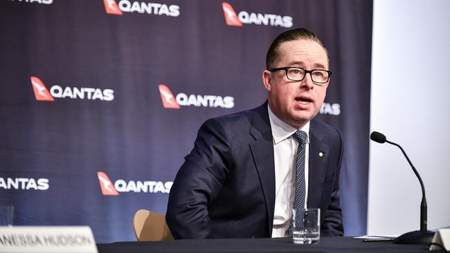 Qantas CEO Alan Joyce. Picture: NCA NewsWire/Flavio Brancaleone