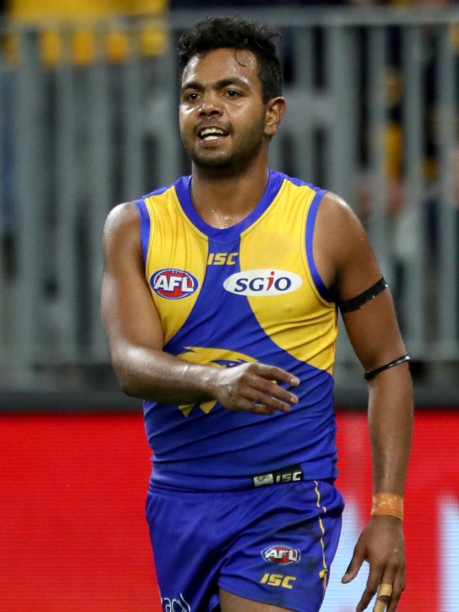 Willie Rioli of the Eagles. Picture: AAP