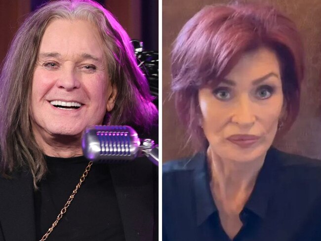 Ozzy and Sharon Osbourne. aa a a