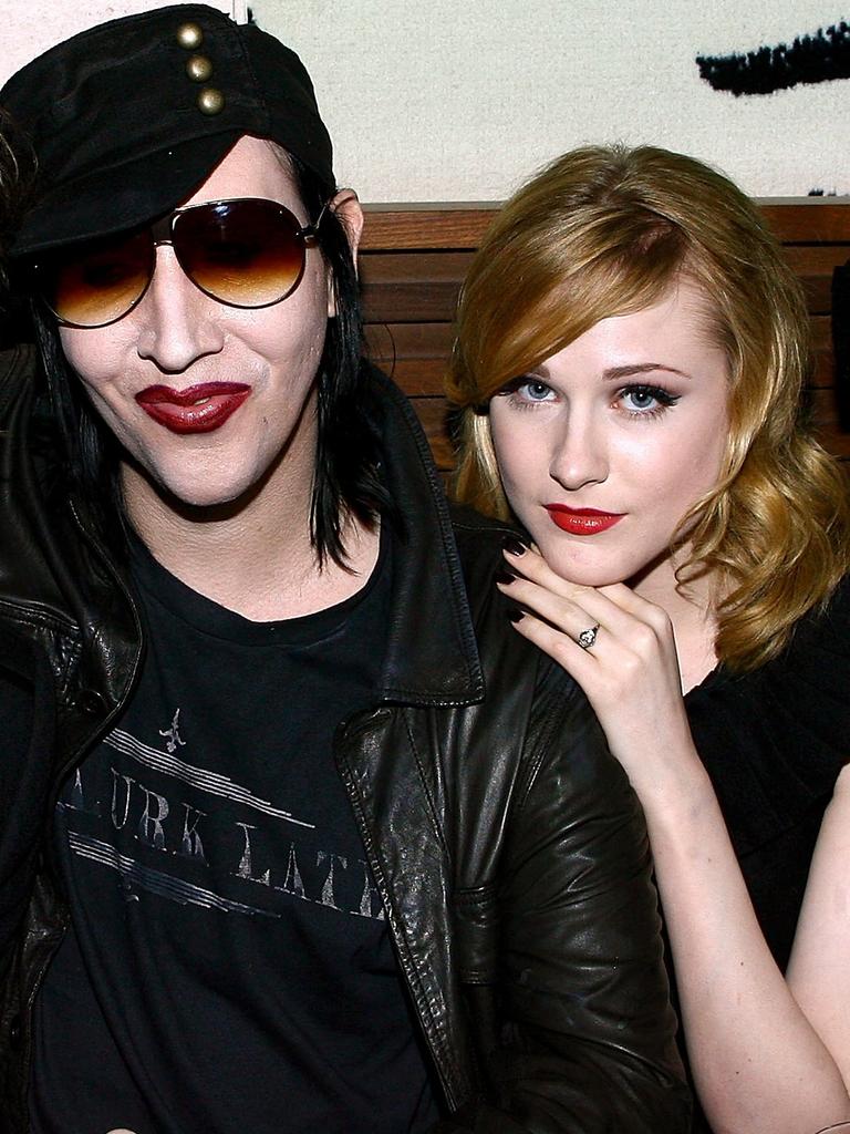 Manson and Wood in 2007. Picture: GETTY