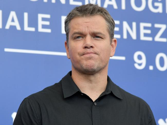 Matt Damon says if he knew about Weinstein’s alleged actions he would have stopped them. Picture: AFP