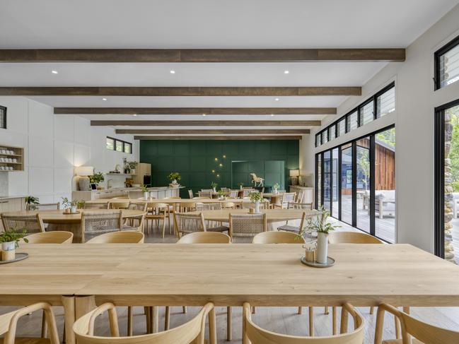 Restaurant at Eden Health Retreat, Currumbin Valley, Queensland.