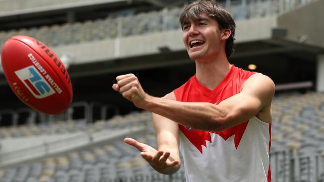 WA key forward Logan McDonald was Sydney’s first pick in the draft.