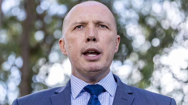 Home Affairs Minister Peter Dutton. Picture: AAP