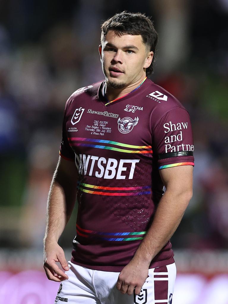 Zac Fulton is expected to sign with the Sea Eagles. Picture: Cameron Spencer/Getty Images