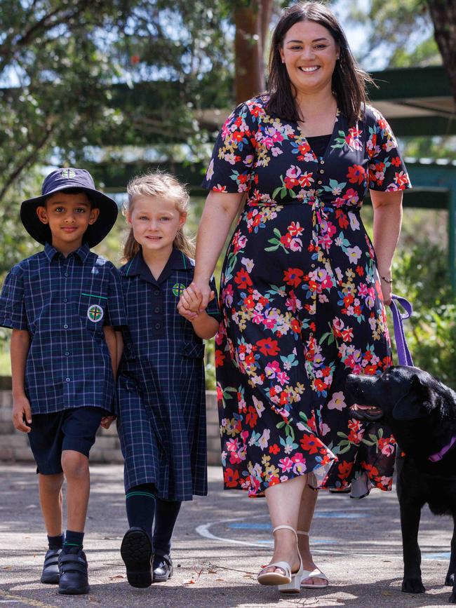 Wellbeing co-ordinator Jacqueline Tuting is Macy’s owner and trainer. Picture: David Swift