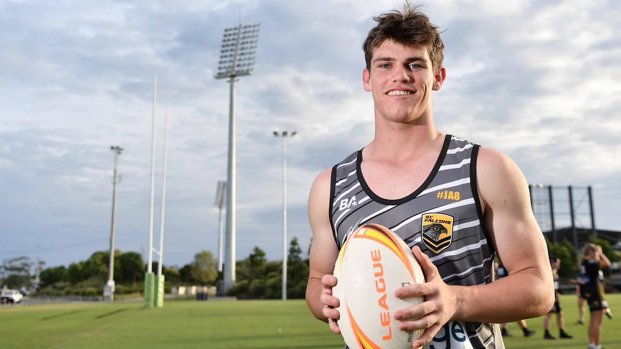 Sunshine Coast Falcons. U16's boys team. Benjamin Hunter. Picture: Patrick Woods.