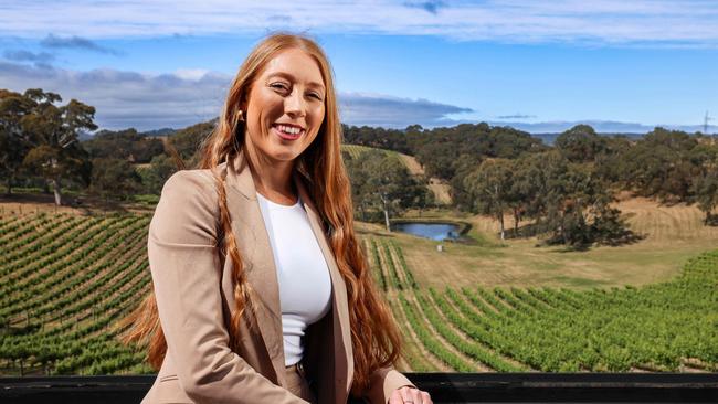 Sarah Drogemuller, customer relations manager and events at Paracombe Wines, is undertaking the Women in Business program. Picture: Russell Millard