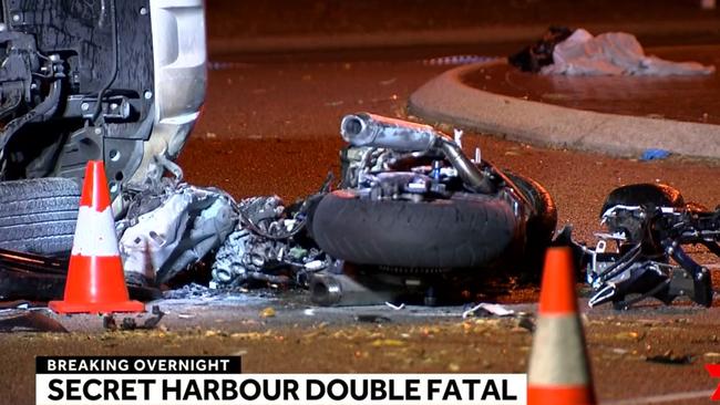 Two men have died in the crash. Picture: 7 NEWS