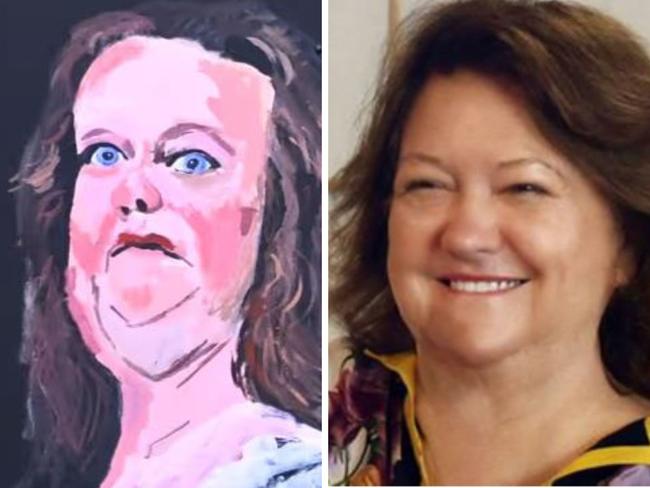 Australian billionaire Gina Rinehart demands National Gallery remove her portrait