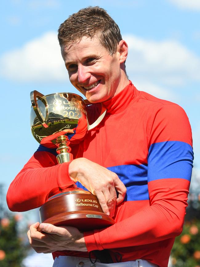 Jockey James McDonald. Picture: Vince Caligiuri/Getty Images