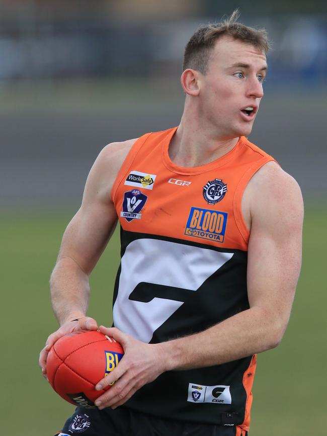 Tanner Lovell finished runner-up in the Geelong league best and fairest count last year. He will play for Portland in 2025. Picture: Mark Wilson